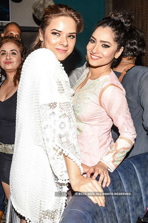 Nivedita Saboo and Arjan Bajwa pose for the camera during Bombay Times ...