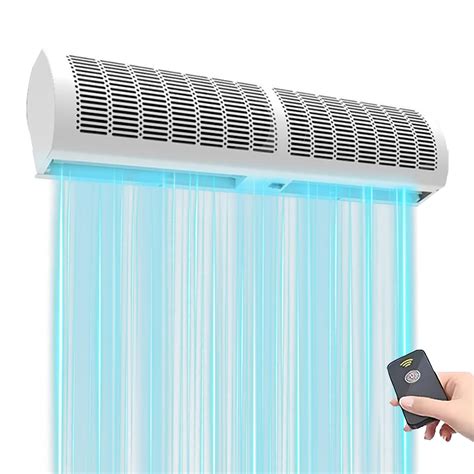 Amazon.com: EQWZUPD Air Curtain 24/36/48/60 Inch, 2 Speeds Remote ...