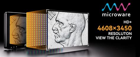 Microware 7" LCD Digital Microscope Magnification, 1080P Video ...