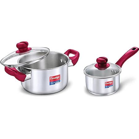 Buy Prestige Platina Popular Stainless Steel Gas and Induction ...