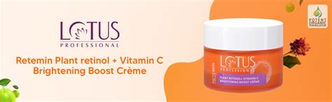 LOTUS PROFESSIONAL Plant Retinol & Vitamin C Brightening Face Cream ...