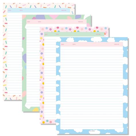 Fun Lines Premium A4 Project Papers - Pack of 80 (Pack -B) : Amazon.in ...