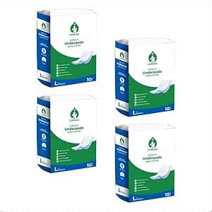 CAREAGE Adult Underpads Large 60x90 cm | 12hr Absorbent Protection ...
