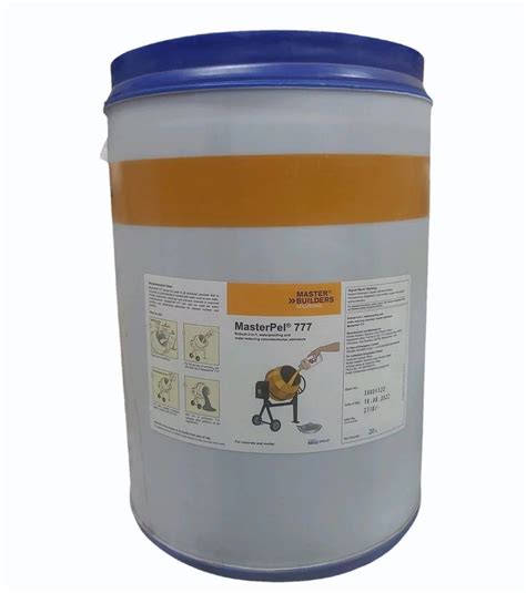 Concrete Admixtures - Basf Masterpel 777 High Performance, Water ...