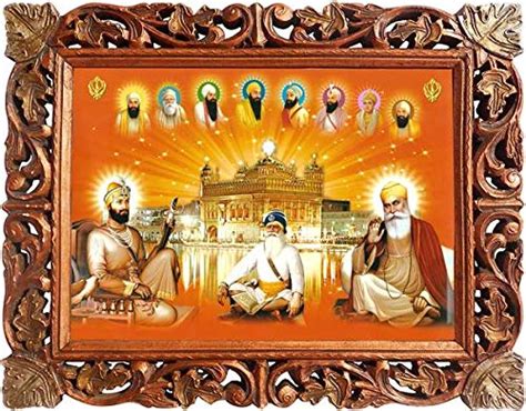 Buy Sikh Religious Guru, Guru Gobind Singh Ji and Guru Nanak Dev ji ...