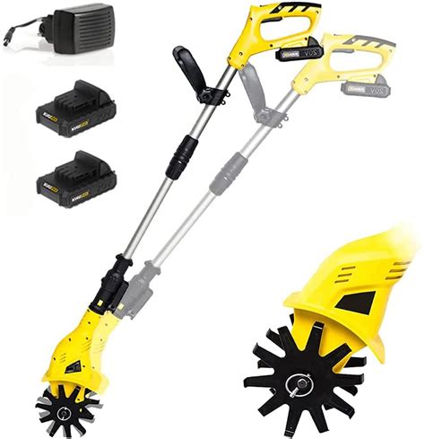 Cordless Portable Rotavator 20v Hand Held Soil Cultivators Cordless ...