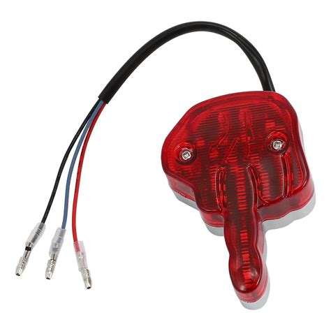 Buy PYNQ Motorcycle Middle Finger LED Tail Light for Chopper Rear Light ...