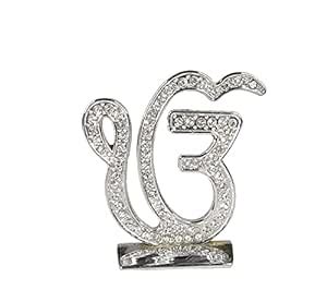 Bigwheels Metal Ek Onkar Rhinestone Symbol Idol for Gifting, Home and ...