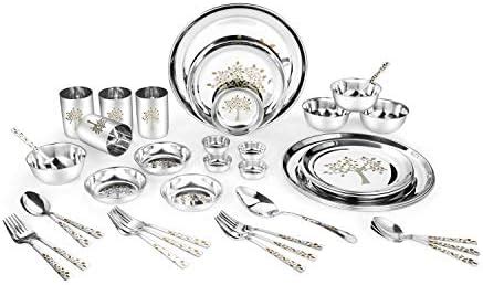 Classic Essentials Stainless Steel Dinner Set | High Grade Stainless ...