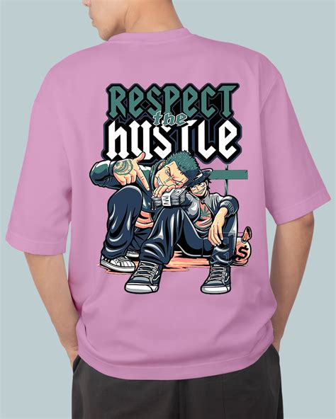Respect The Hustle- Onepiece Print Oversized TShirt – Dope Street