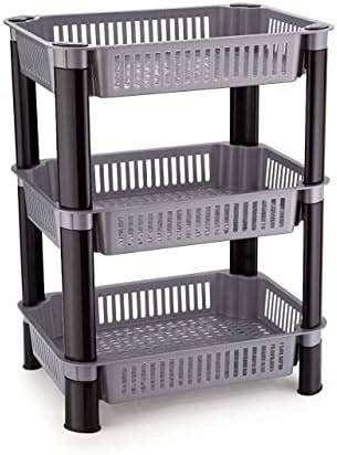 Foroly Plastic Racks For Storage, Shelf, Vegetable Stand For Home ...
