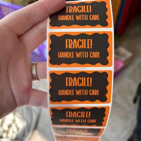 Buy Handle With Care Sticker Online In India - Etsy India
