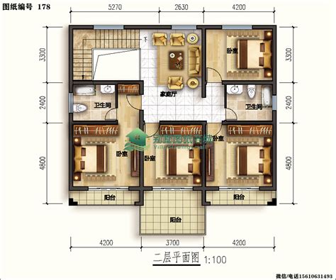 经典三层自建房屋设计图，占地120平方米左右 - 三层别墅设计图 - 轩鼎别墅图纸