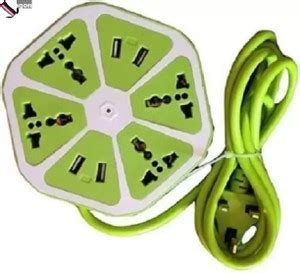 jorugo H402 Hexagon Socket Extension board with 4 USB 2.0Amp charging ...