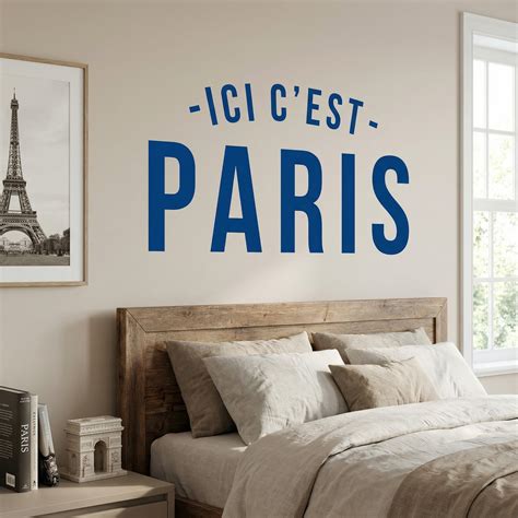 Vinilo Decorativo PSG Ici c´est Paris | TeleAdhesivo.com