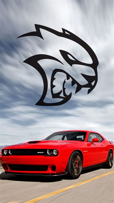 🔥 Dodge Hellcat Logo Wallpapers on WallpaperSafari | Dodge challenger hellcat, Dodge challenger ...