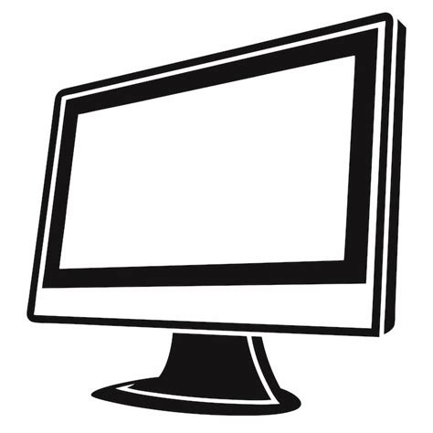 Computer monitor silhouette Images - Free Download on Freepik