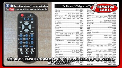 Image result for Como Programar El Control RCA