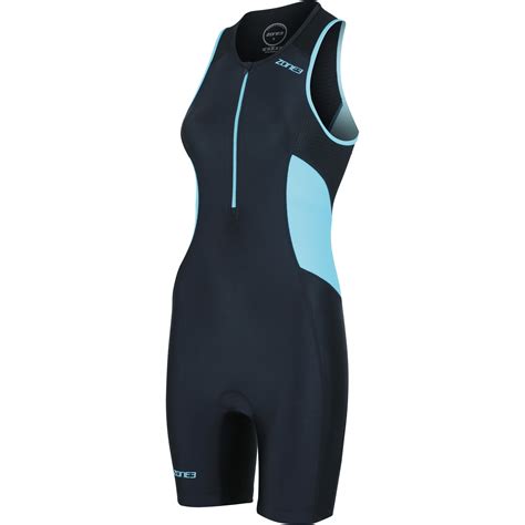 Zone3 Tuta da Triathlon Femme - Activate - nero/turchese - BIKE24