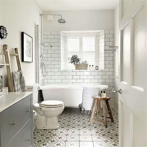 Inset Shower Window with Shutters and Subway Tile - Soul & Lane