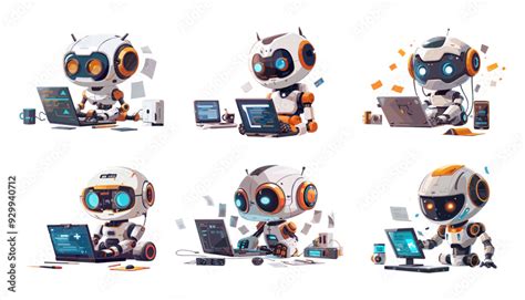 Image result for Computer Robot Cartoon