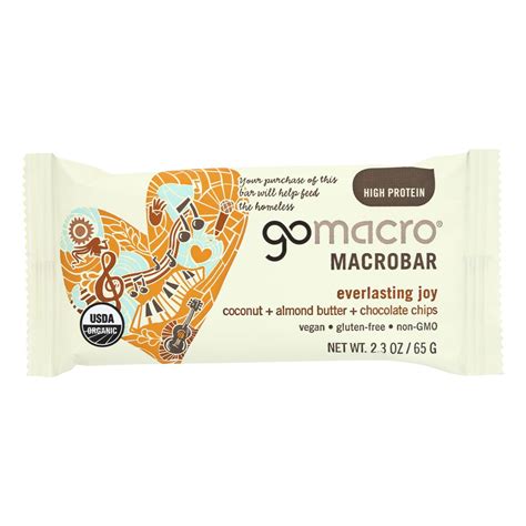 Gomacro Organic Macrobar - Banana And Almond Butter - 2.3 Oz Bars ...