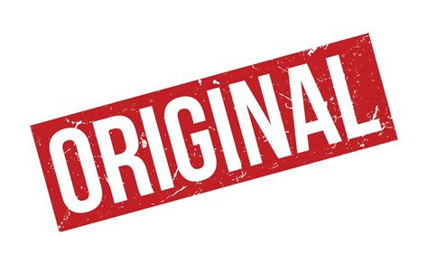 Original Rubber Stamp. Original Rubber Grunge Stamp Seal Vector ...