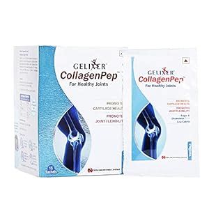 Nitta Gelatin India Gelixer Collagen Pep (10 g, Vanilla) -15 Sachets ...