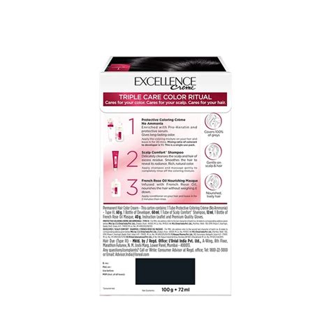 Loreal Paris Permanent Hair Colour, Radiant At-Home Hair Colour with up ...