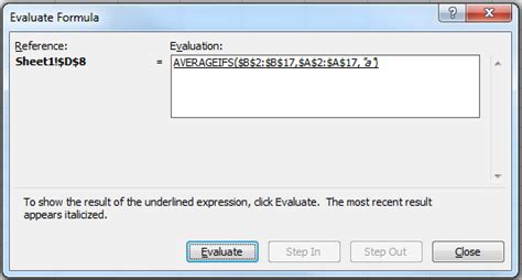 Image result for Array Function within an Averageifs