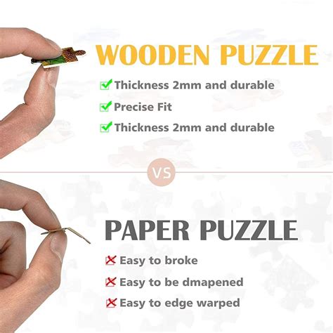 Buy Jigsaw Puzzle 300 Piece Wooden Jigsaw Puzzles for Family Activities ...