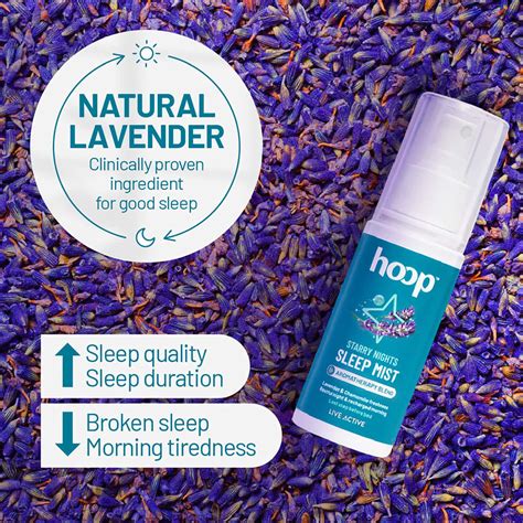 Buy HOOP SLEEP MIST - LAVENDER PILLOW SPRAY FOR BETTER SLEEP QUALITY ...