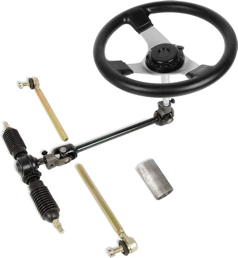 Buy 300mm Steering Wheel Tie Rod Rack Adjustable Shaft Assembly ...