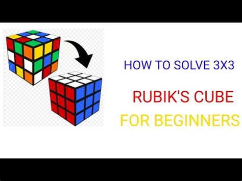 Image result for Rubik's Cube Tutorial 3X3