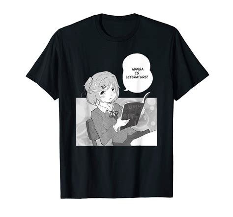 Buy Doki Doki Literature Club "Natsuki Manga Panel" - DLC040 T-Shirt ...