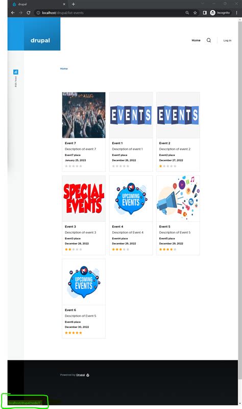 Image result for Drupal 9 Create Event Views