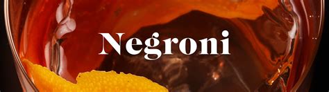Negroni cocktail history