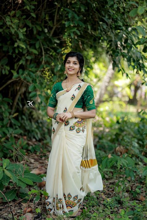 Cotton muralprinted saree – Sn Onakodi