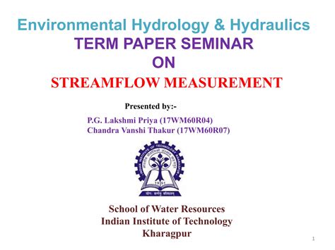 Image result for Stream Flow Measurement PDF