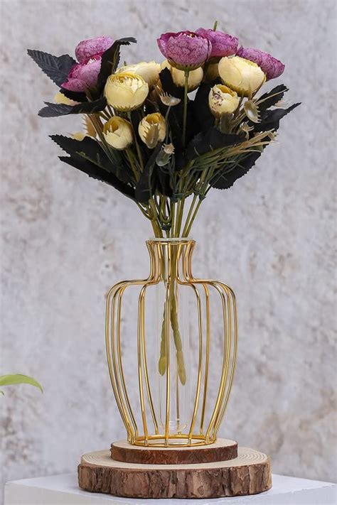 Buy SATYAM KRAFT 2 PCS Artificial Flower Roses Fake Flowers Sticks ...