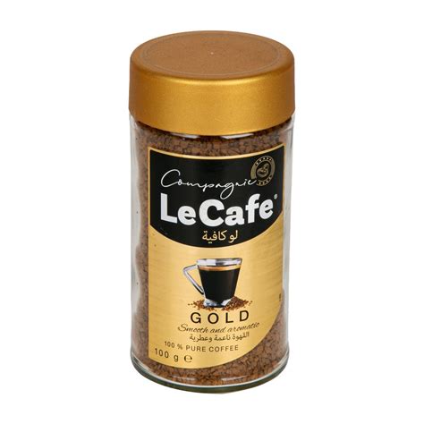 Le Cafe Gold Instant Coffee 100 g Online at Best Price | Coffee | Lulu ...