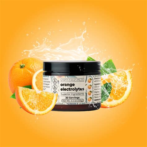 Snapklik.com : Santa Cruz Paleo Electrolyte Powder, Orange Flavor ...