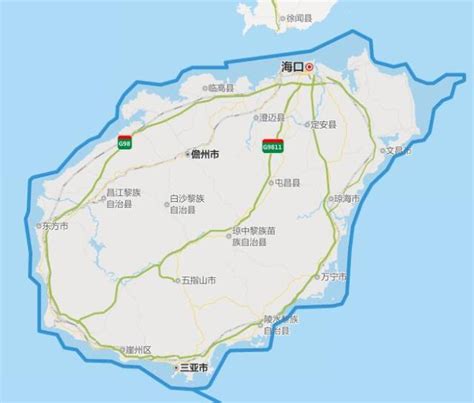海南省地图_图片_互动百科
