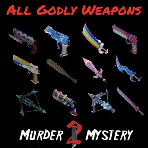 Roblox Murder Mystery 2 MM2 Super Rare Godly Knives and Guns FAST ...