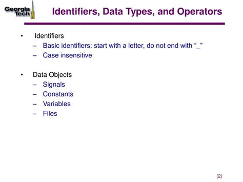 Image result for Types of Identifiers