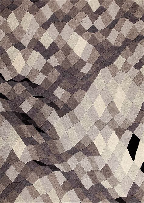 Buy Hand Tufted Skewed Pattern Milano Shades Grey Rug Carpet