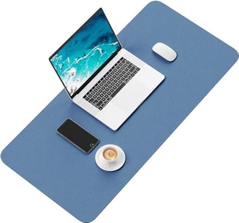 Potency Desk Pad, 80 x 40 cm PU Leather Desk Mat, XL Extended Mouse Pad ...
