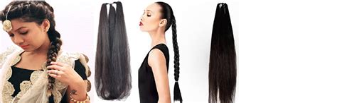 BELLA HARARO Women's Thick Nylon False Hair Extension, 28 inch (Black ...