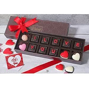 VELVET FINE CHOCOLATES Premium Valentine Chocolate Gift Box For ...