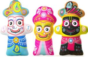 KRISHNA BHAKTI STORE JAGANNATH SOFT TOYS - 12 cm - JAGANNATH SOFT TOYS ...
